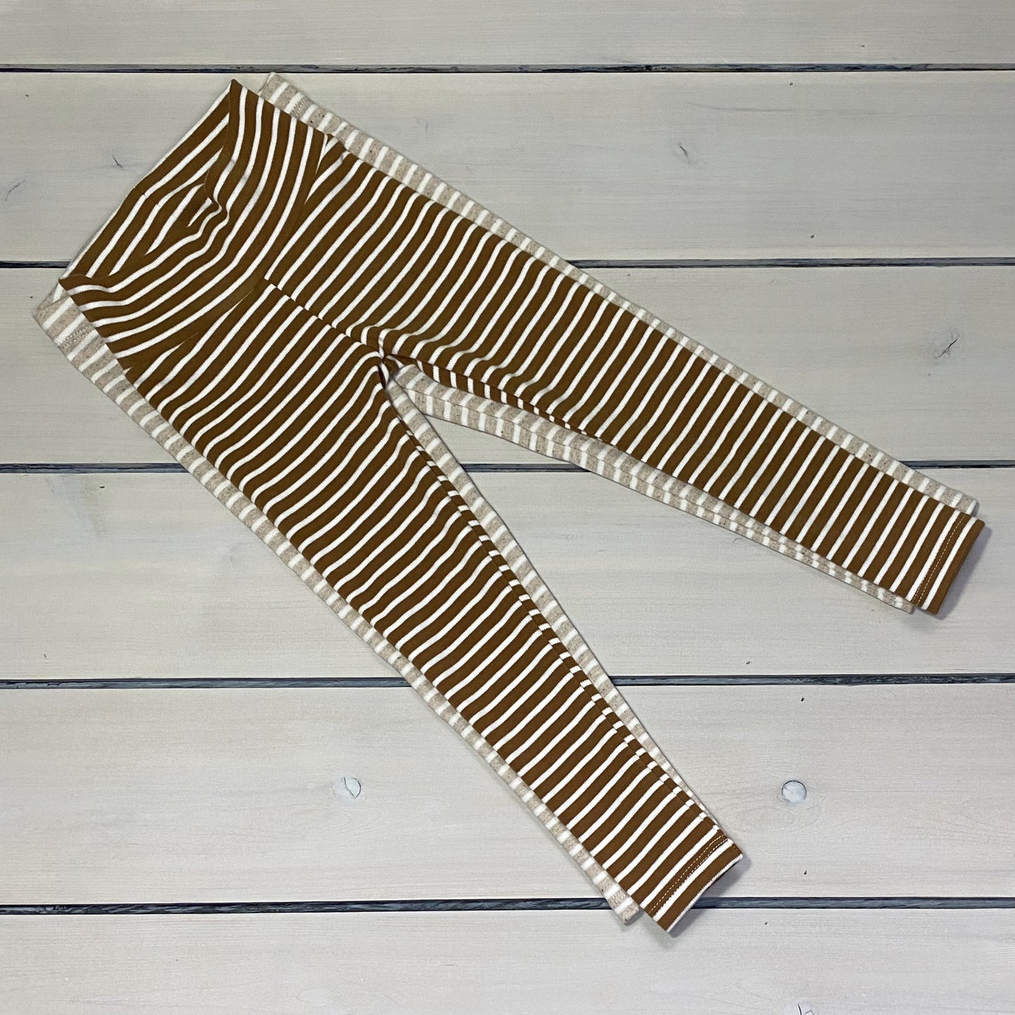 SUPER SKINNY LEGGINGS CARAMEL STRIPES