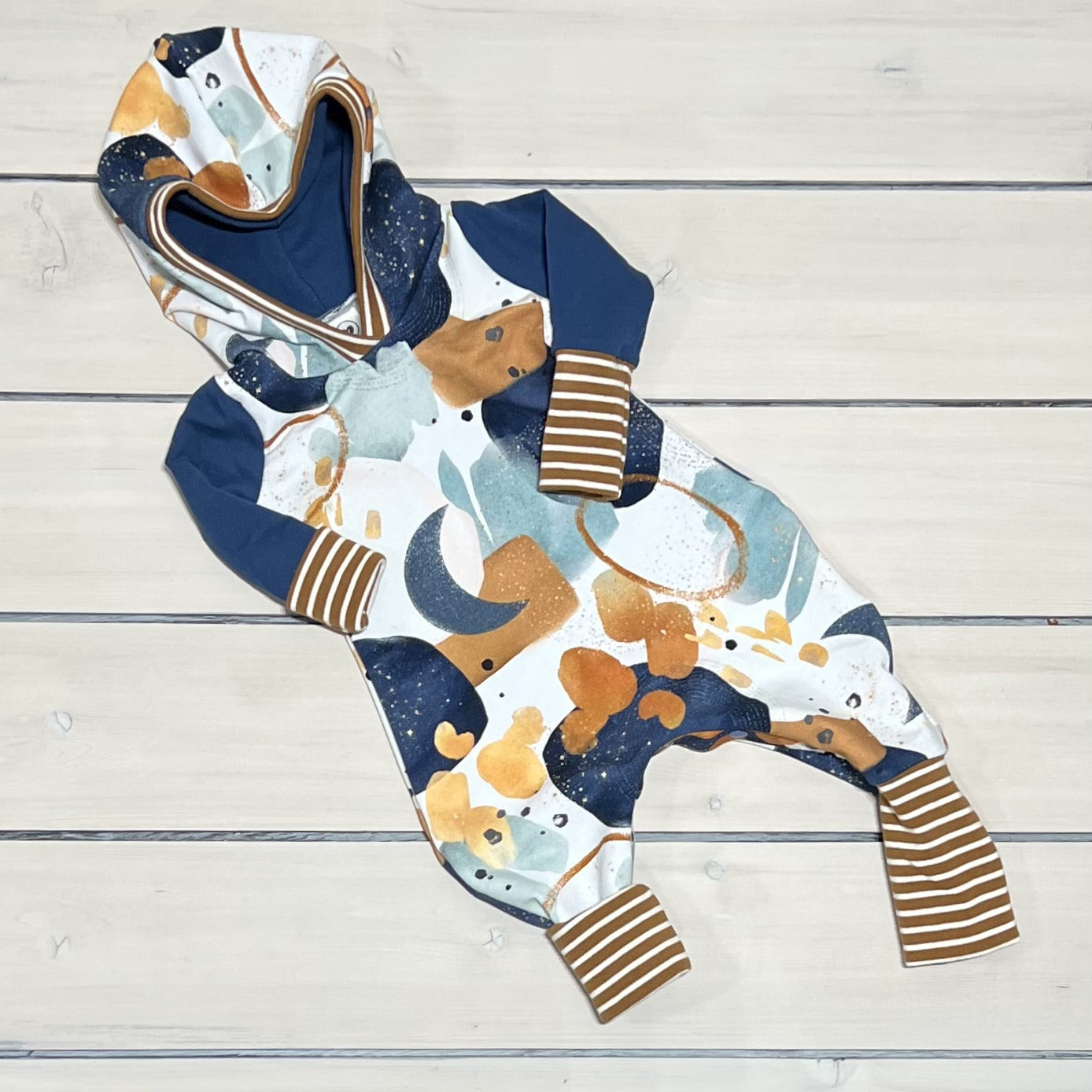 HOODED ROMPER NEPTUNE