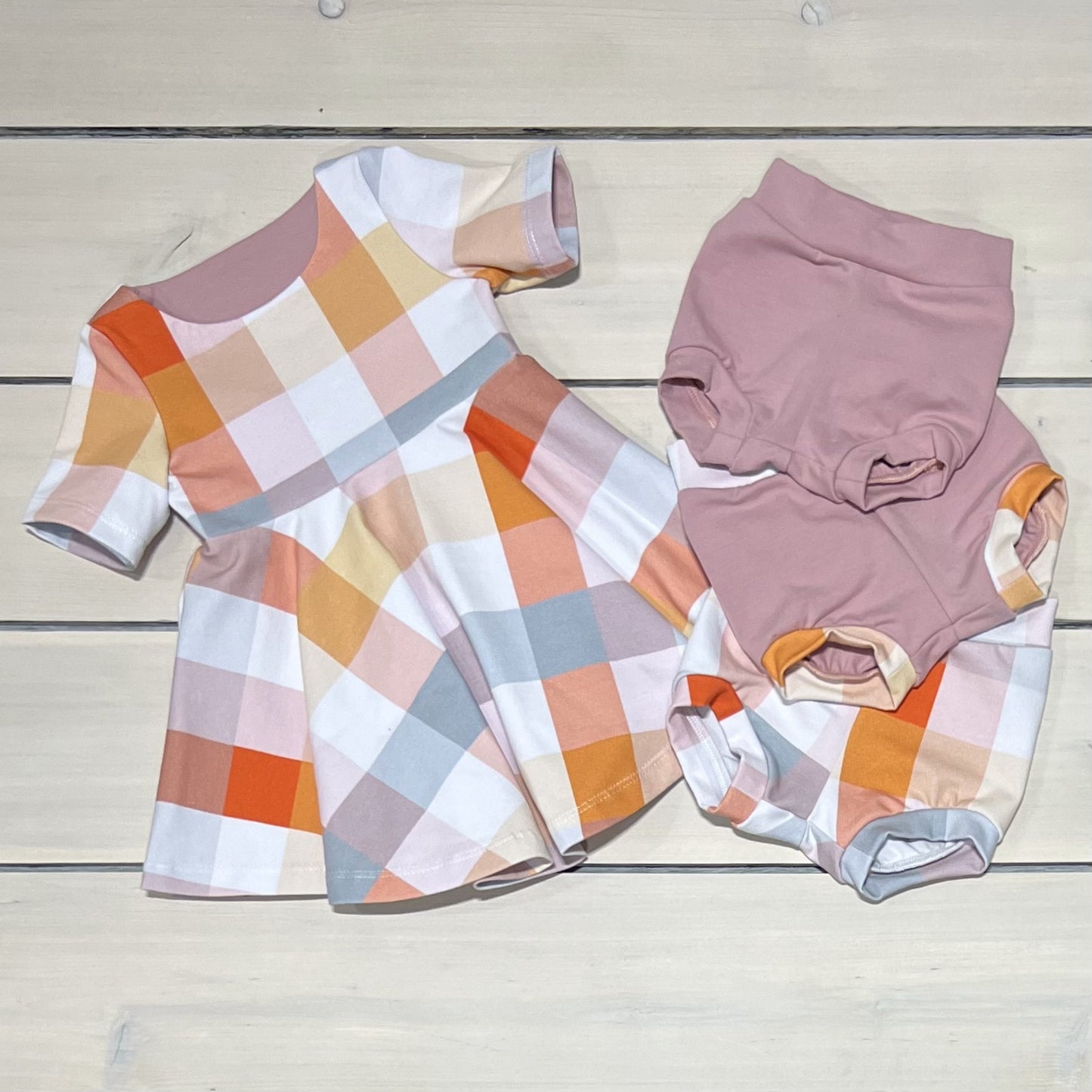 NOT SO BASIC TWIRL DRESS SPRING PLAID