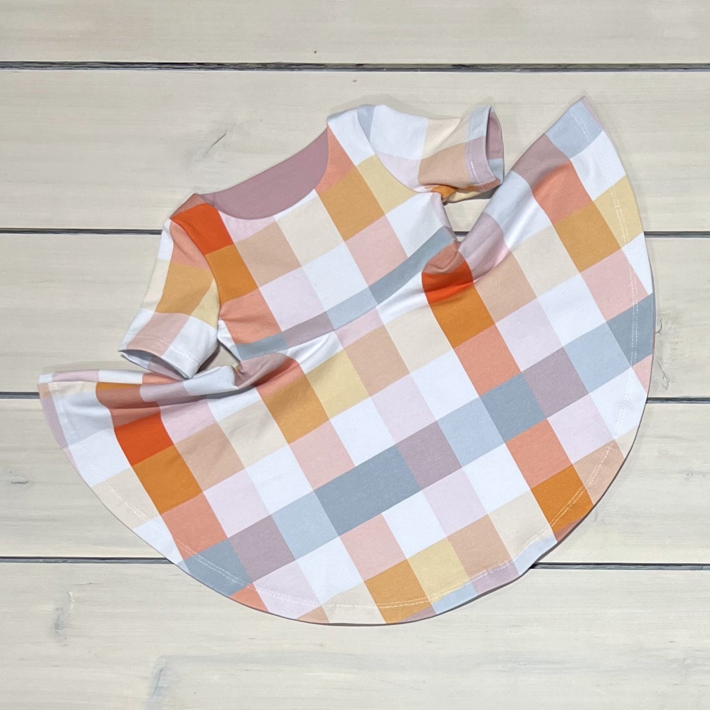 NOT SO BASIC TWIRL DRESS SPRING PLAID