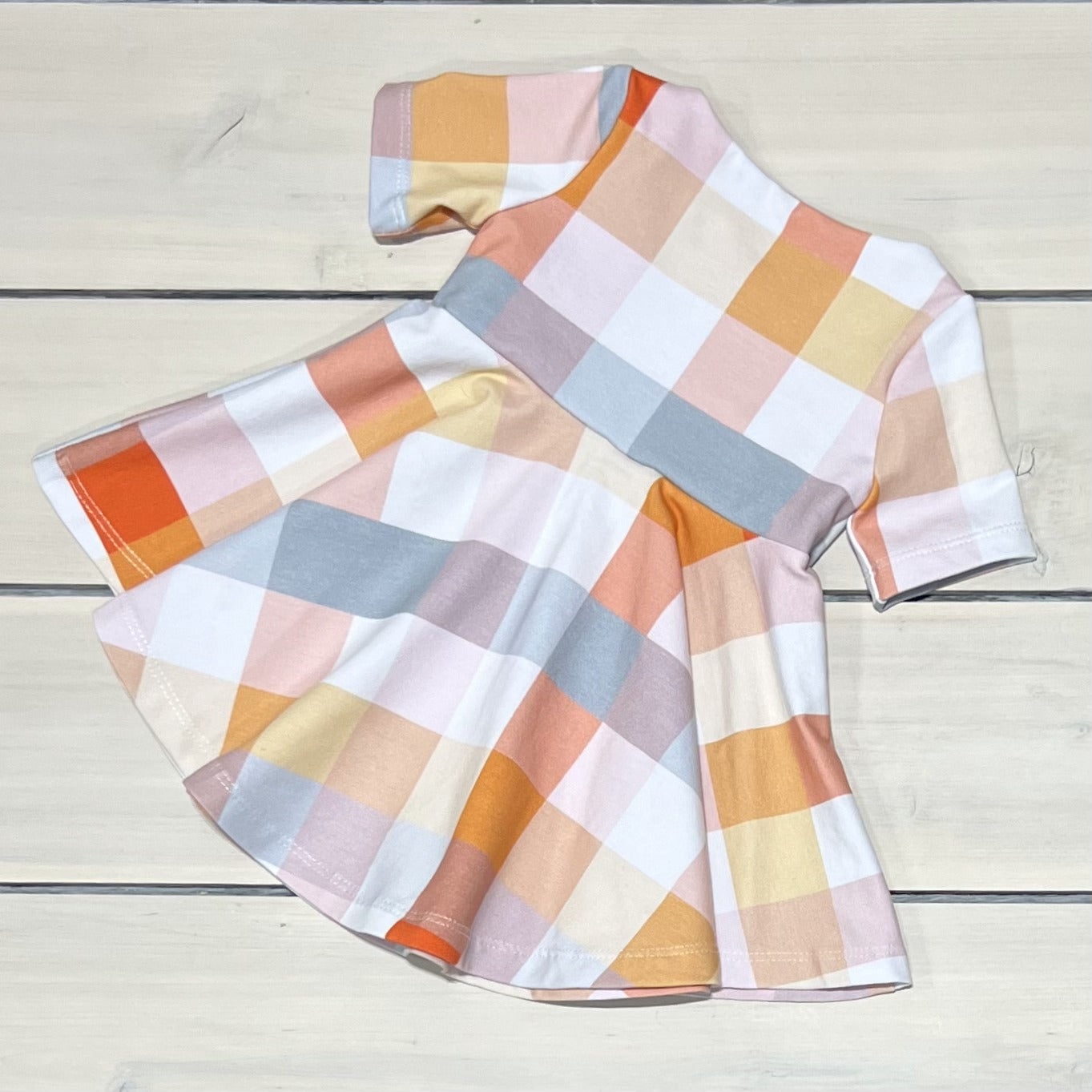 NOT SO BASIC TWIRL DRESS SPRING PLAID