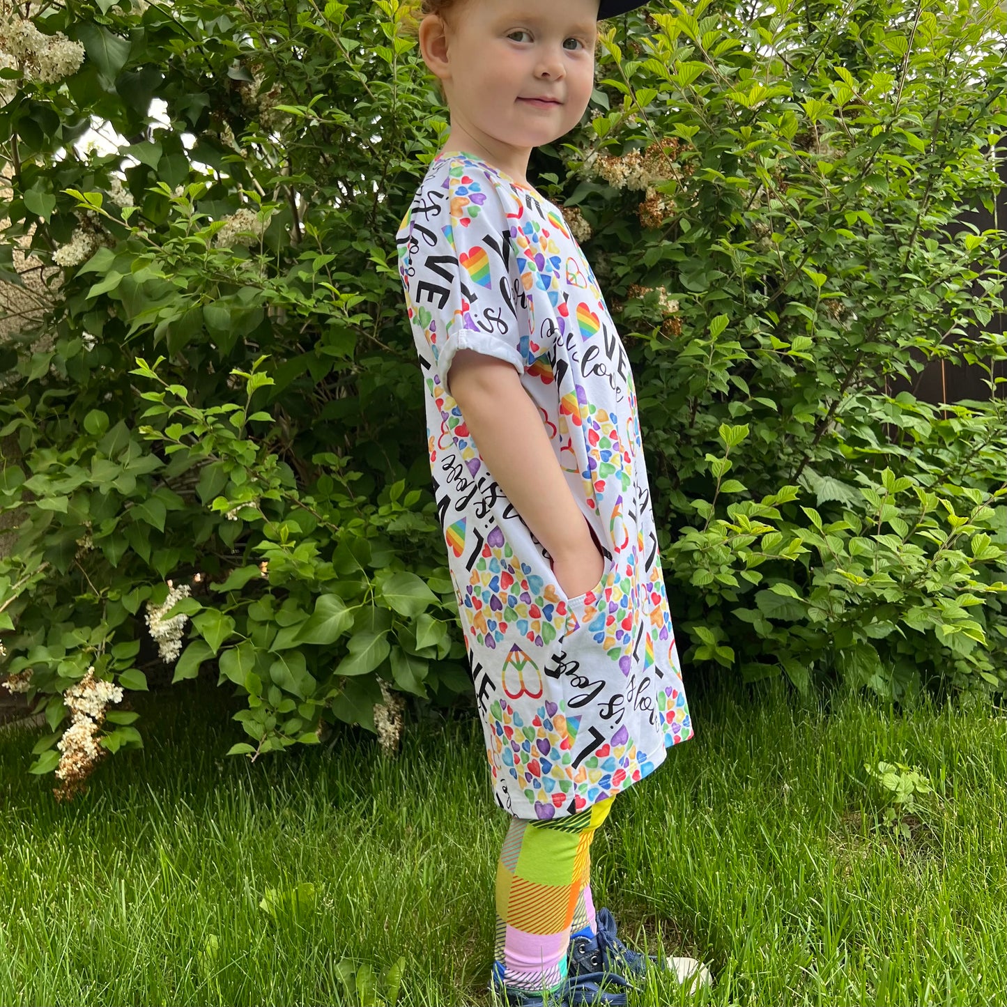 DOLMAN DRESS LOVE IS LOVE