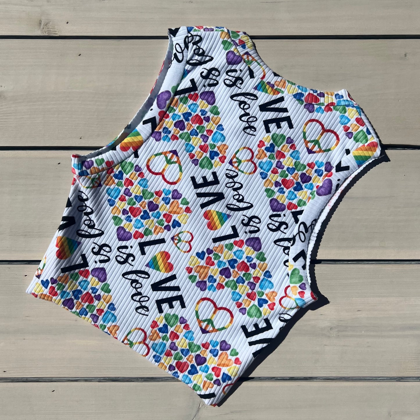 BE FREE TANK ADULT LOVE IS LOVE