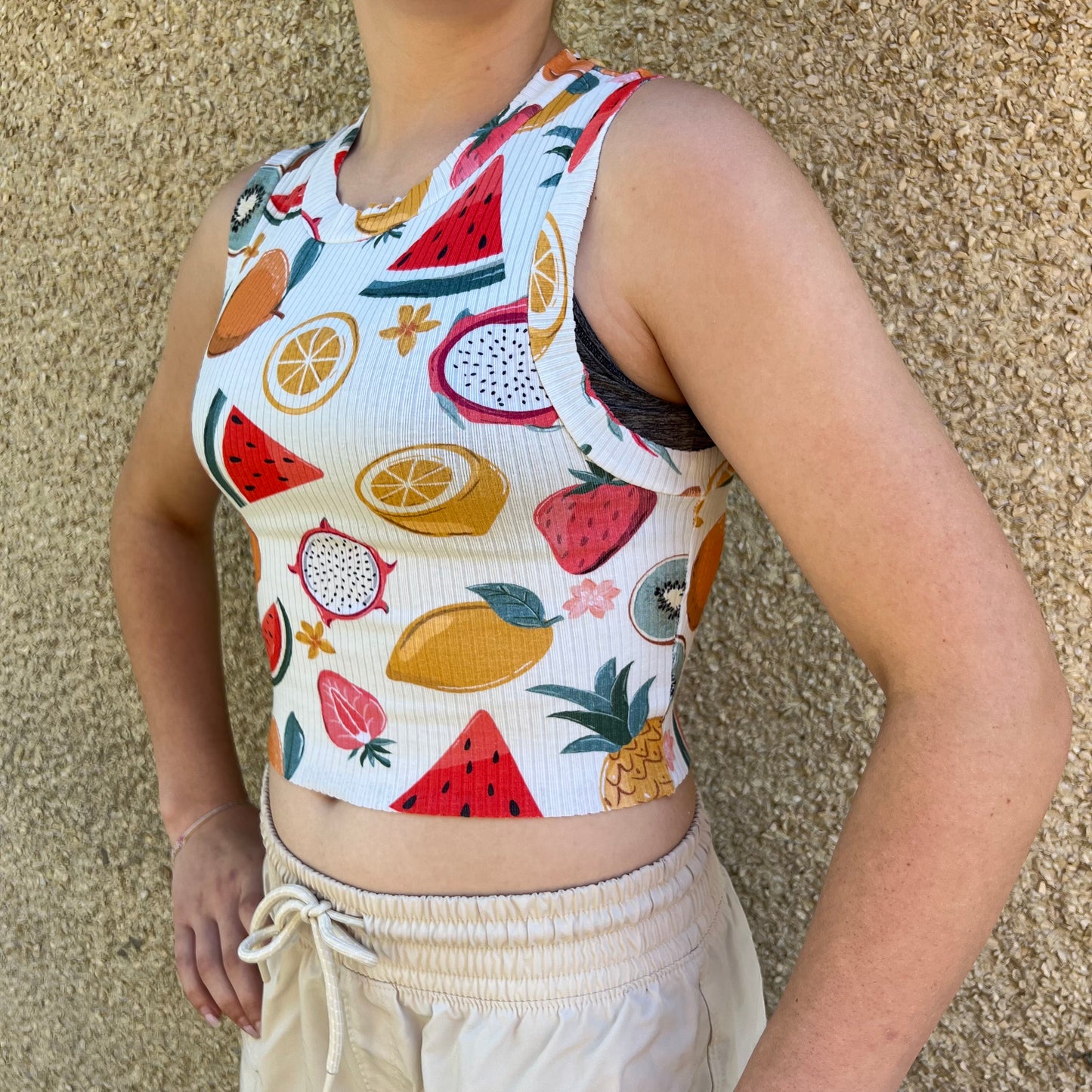 BE FREE TANK ADULT SUMMER FRUIT