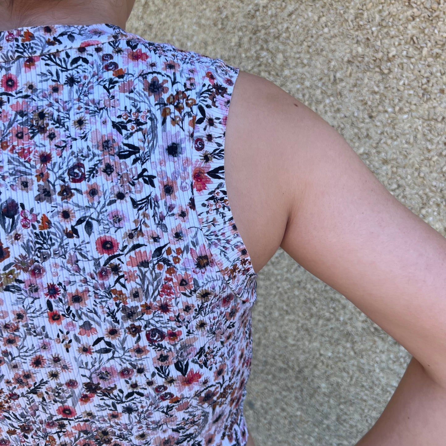 BE FREE TANK ADULT MINI FLORAL