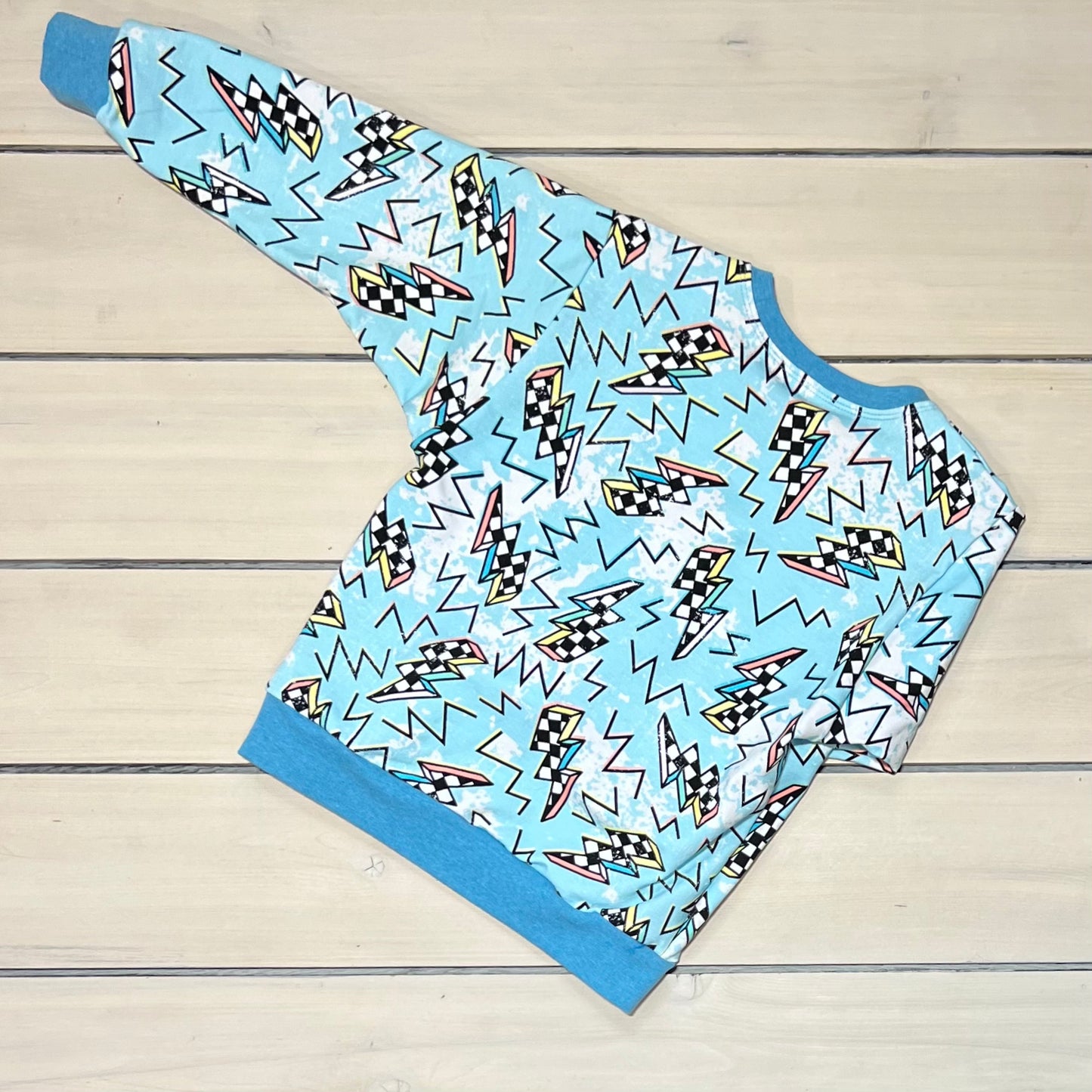 LOUNGE SWEATSHIRT BLUE LIGHTNING