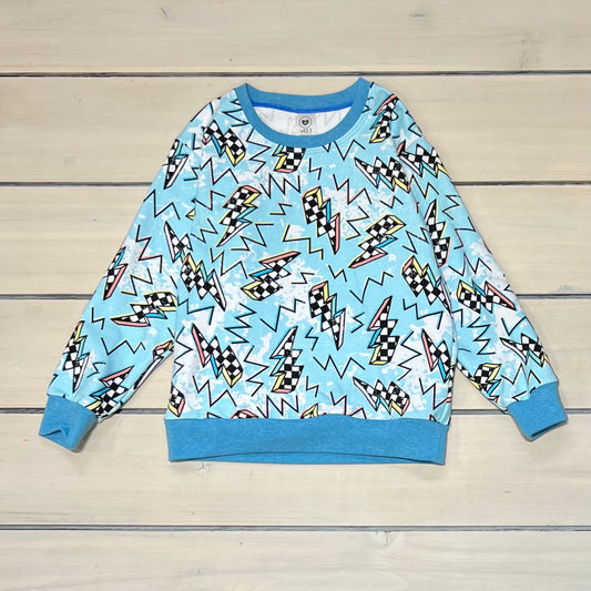 LOUNGE SWEATSHIRT BLUE LIGHTNING