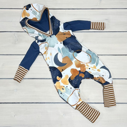 HOODED ROMPER NEPTUNE