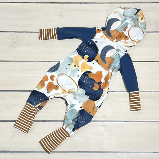 HOODED ROMPER NEPTUNE